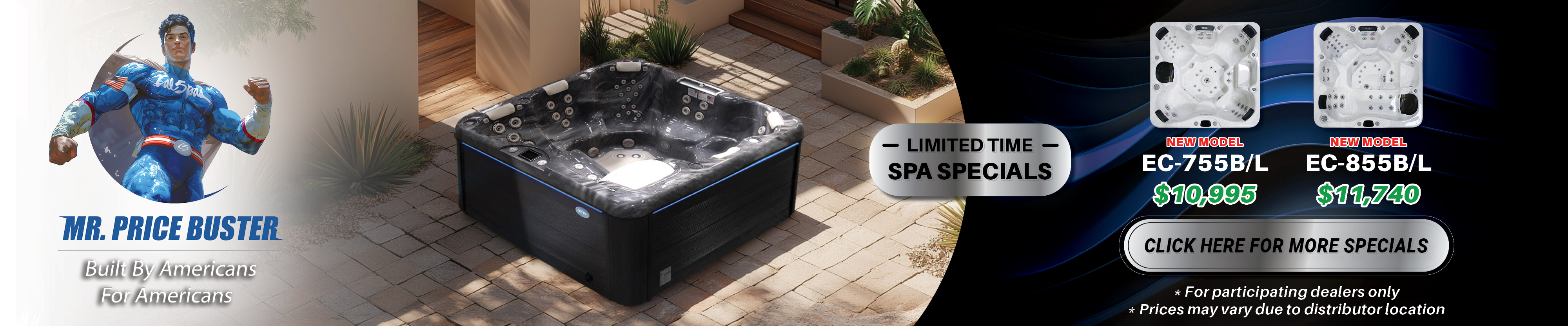 Calspas hot tub being used in a family setting - Springfield